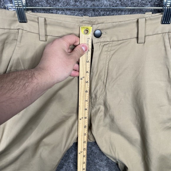 Lululemon ABC Commission Pants Mens 32X32 Khaki Preppy Warpstreme Stretch - Picture 3 of 10